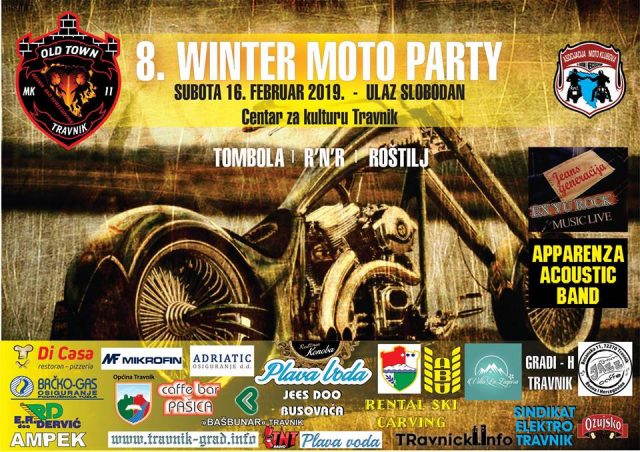 Posjetite tradicionalni  “Winter moto party” u Travniku
