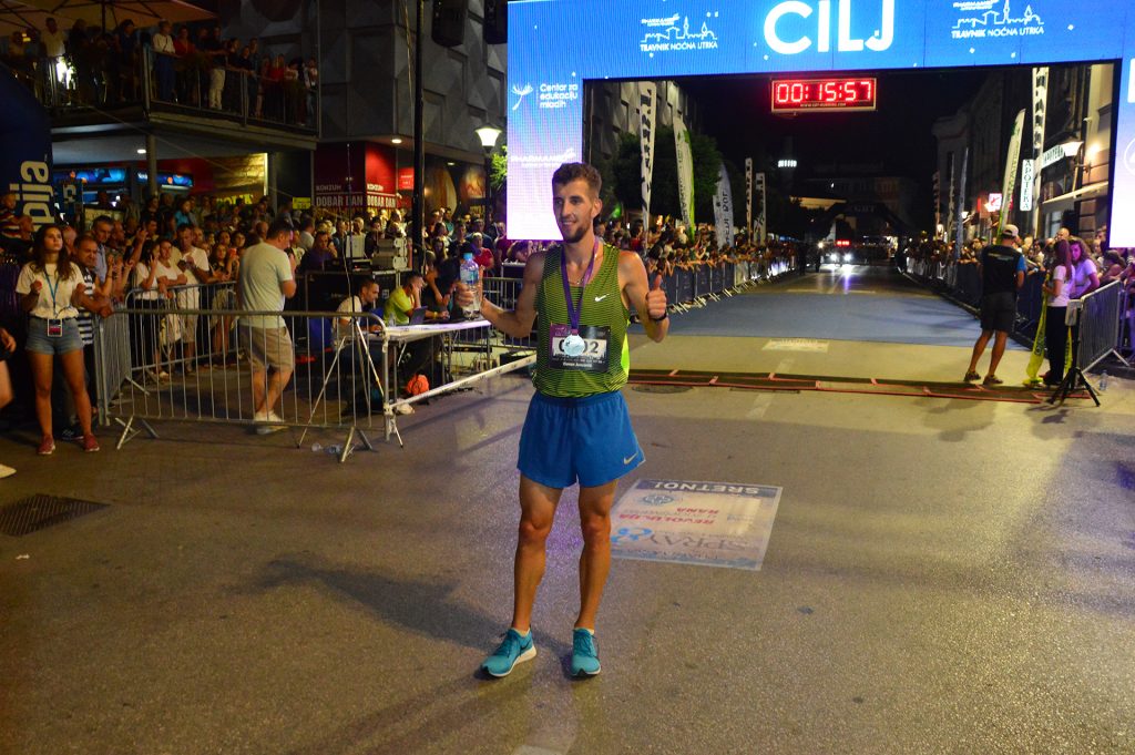Osman Junuzović, najbrži na "Pharmamed noćnoj utrci" u Travniku