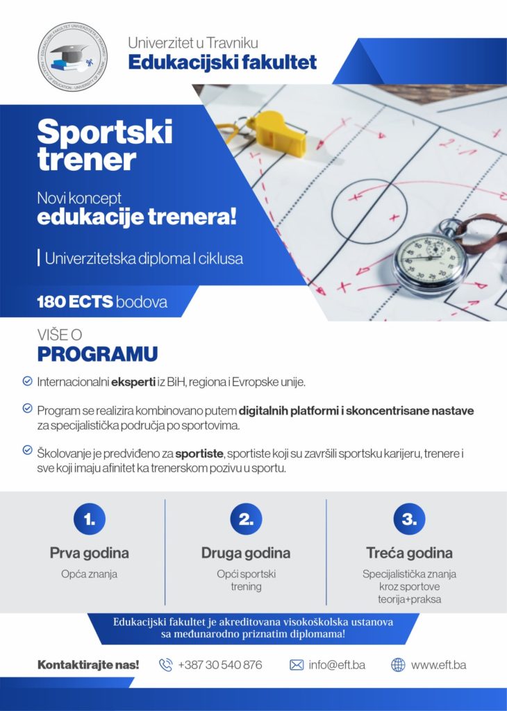 Edukacijski fakultet Travnik predstavlja novi koncept edukacije trenera